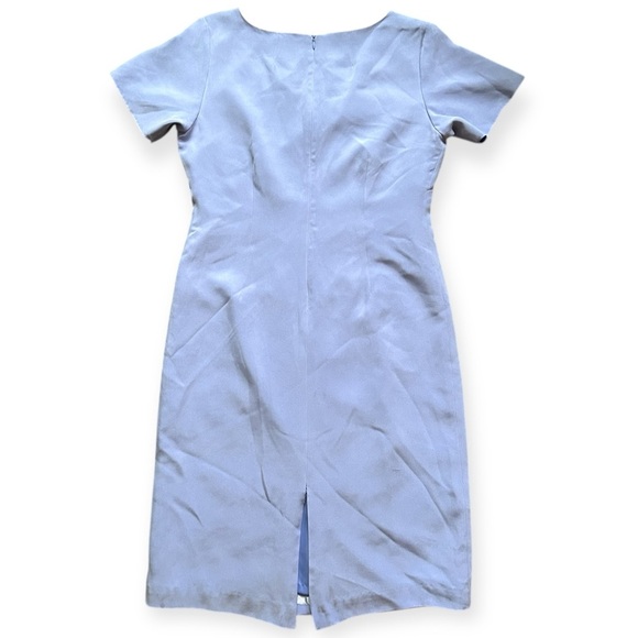 Silk Club Monaco silk dress in a blue/lilac color Women’s size 10 - Picture 2 of 7